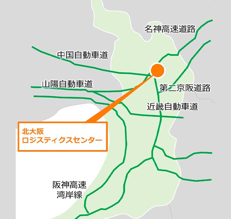 北大阪ロジスティクスセンター地図